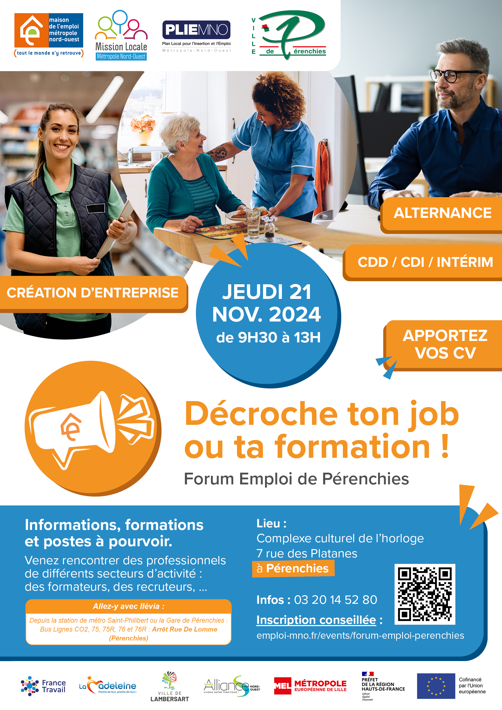 Décroche ton job ou ta formation (Forum Emploi Pérenchies)