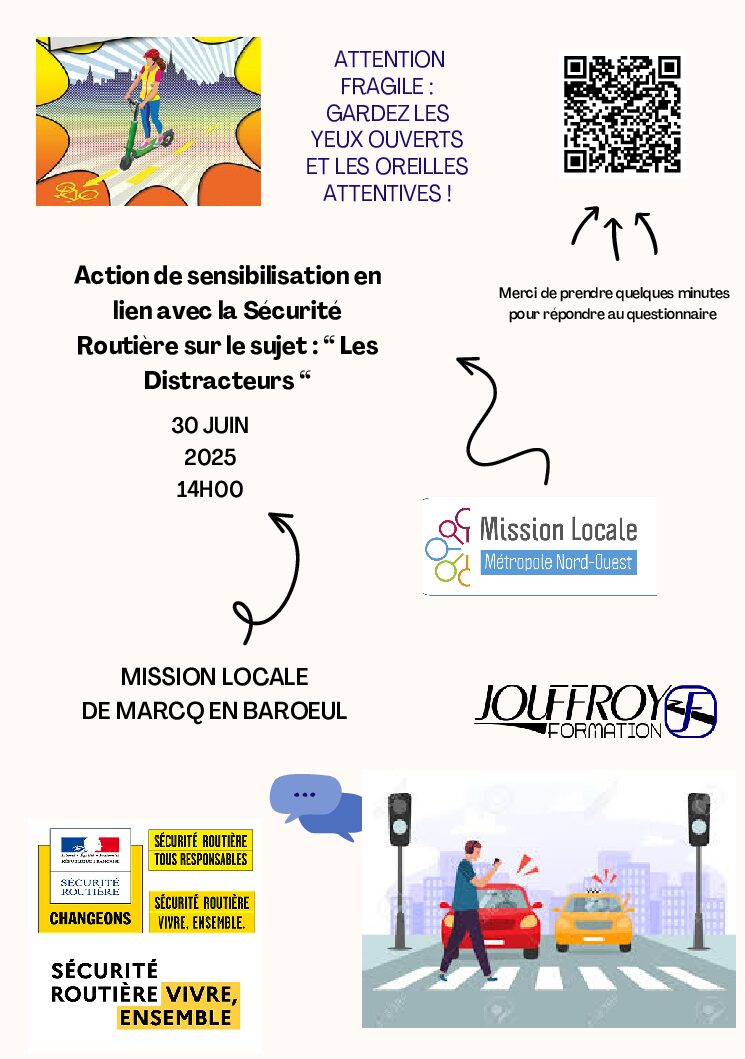 Action de sensibilisation à la sécurité routière