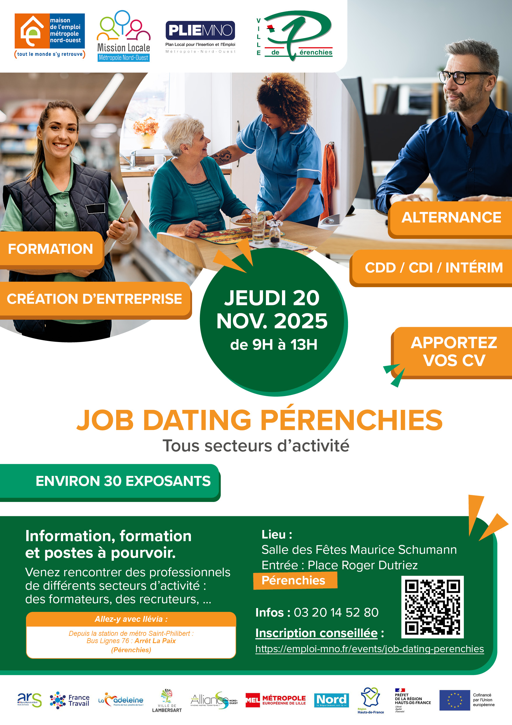 Job Dating Pérenchies (tous secteurs)