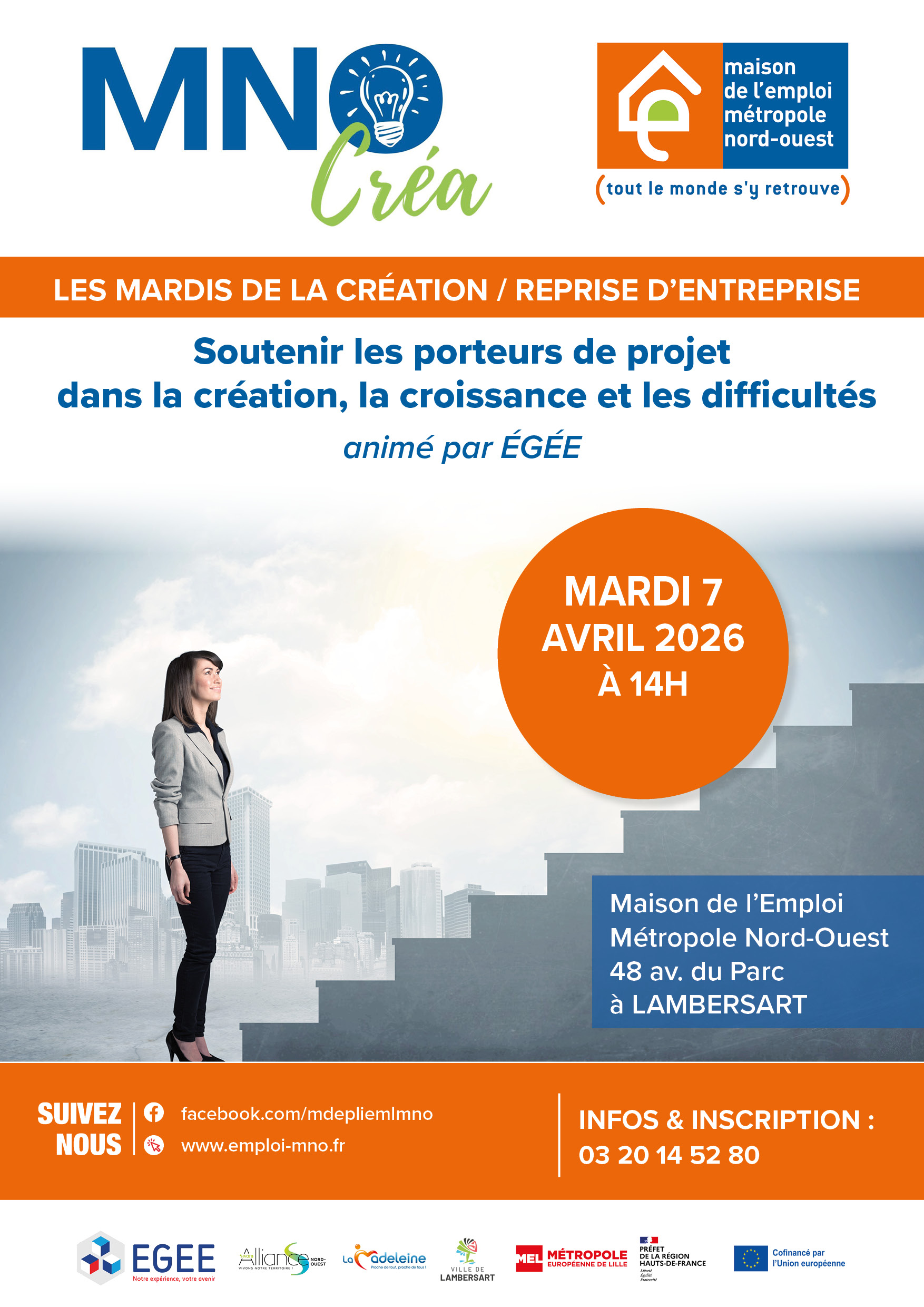 MNO CRÉA - Soutenir les porteurs de projet dans la création, la croissance et les difficultés