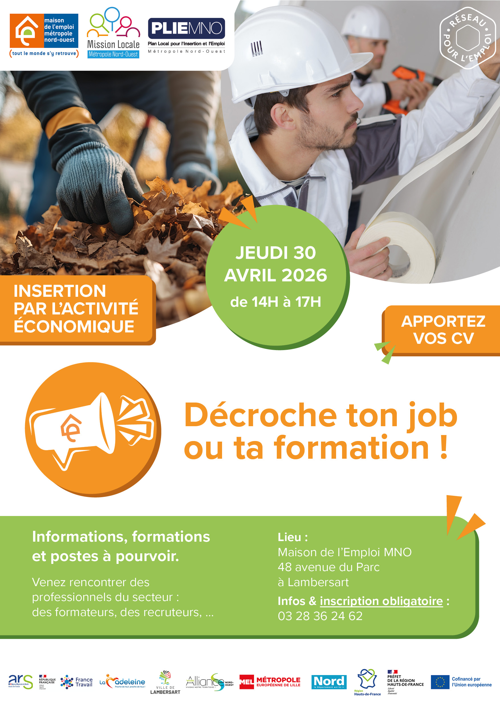 Décroche ton job ou ta formation - Spécial Insertion par l'Activité Économique